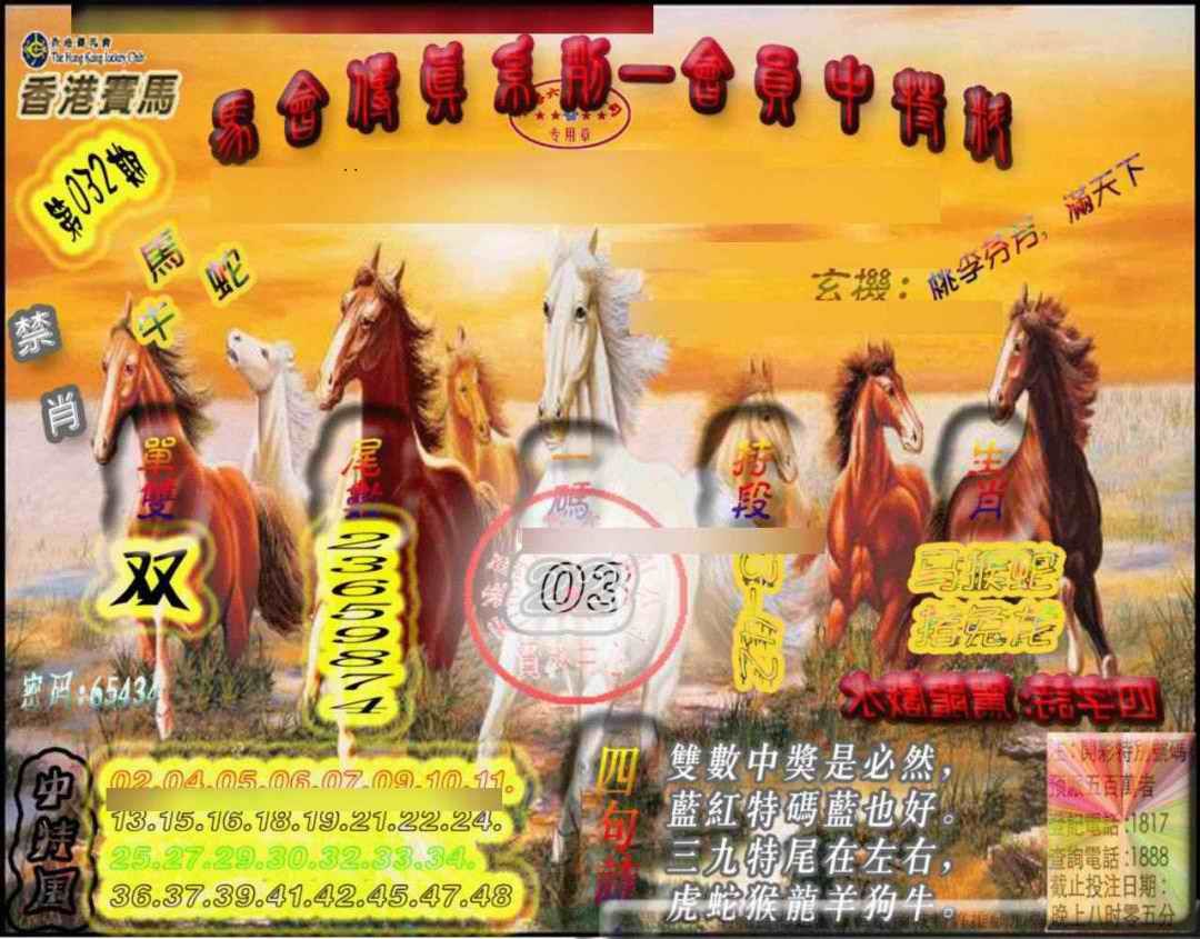032期马会传真-会员报[图]